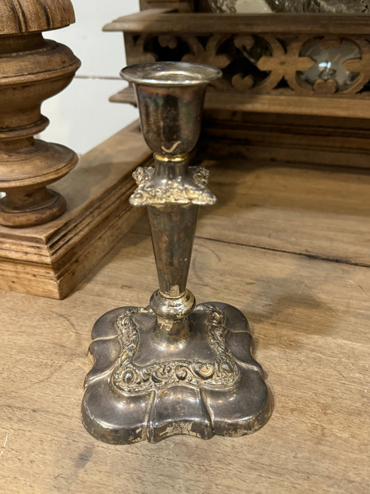 Faded Grandeur Style Candlestick Silverplate