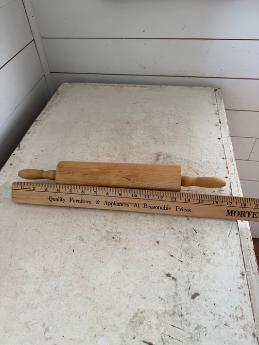 Vintage Oak Rolling Pin - Will get Makeover