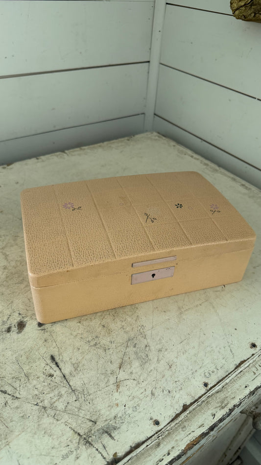Vintage 50s Farrington Jewelry box texol woman's