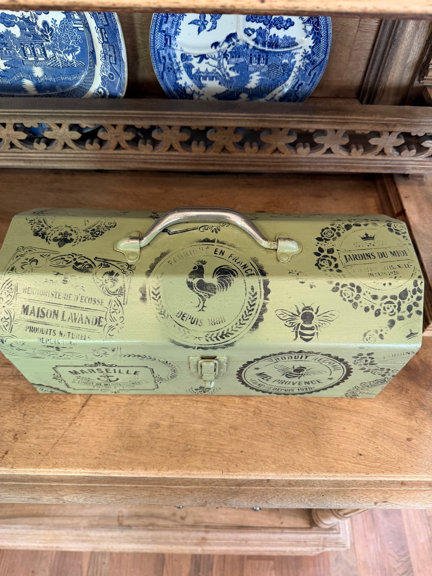 Hand Painted Toolbox