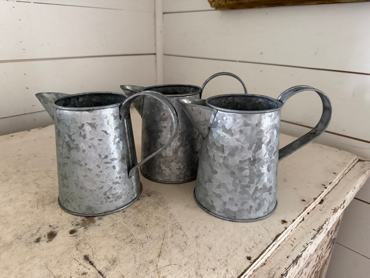 Mini galvanized pitcher will get makeover