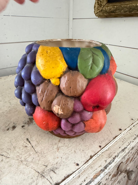 Mid Century Traditional Style Fruit vaseMulticolor will get painted