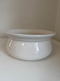 Vintage White Ceramic Chamber Pot