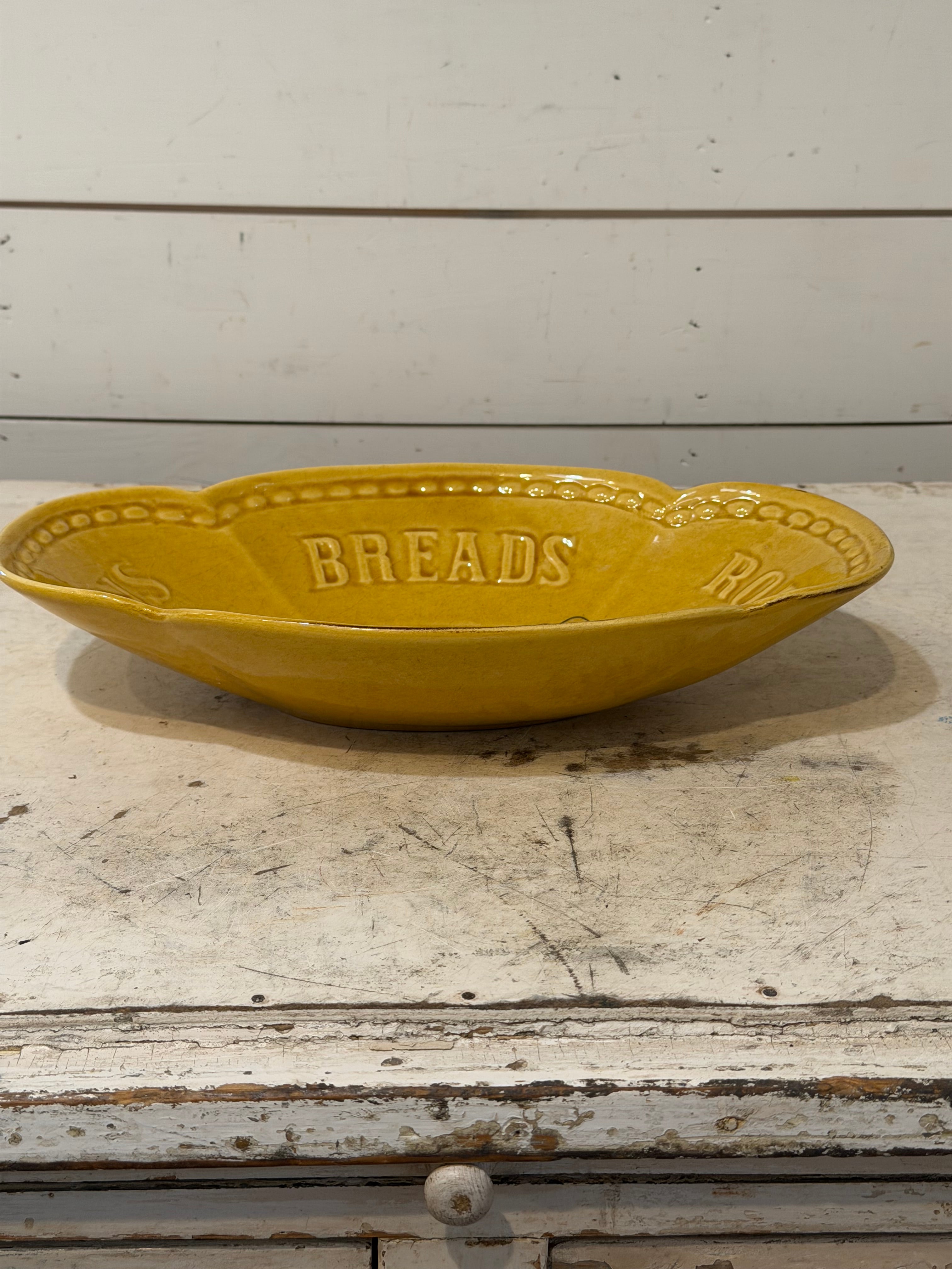 Mid Century Los Angeles Pottery Bread Bowl