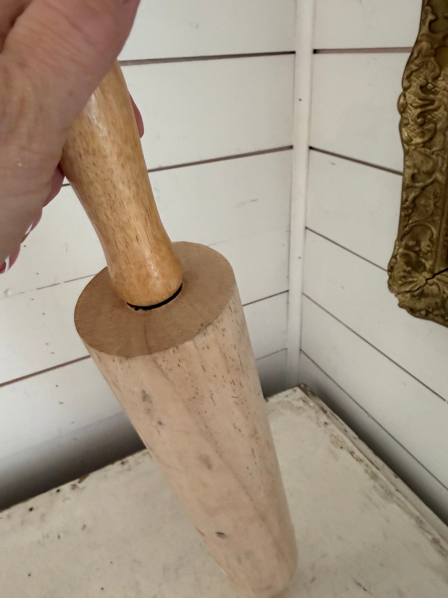 Oversize rolling pin Will get makeover