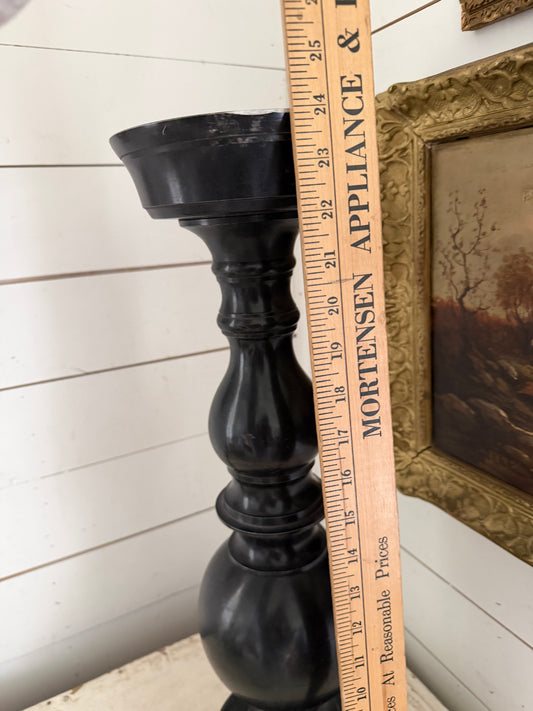 Large oversized metal candlestick will get makeover