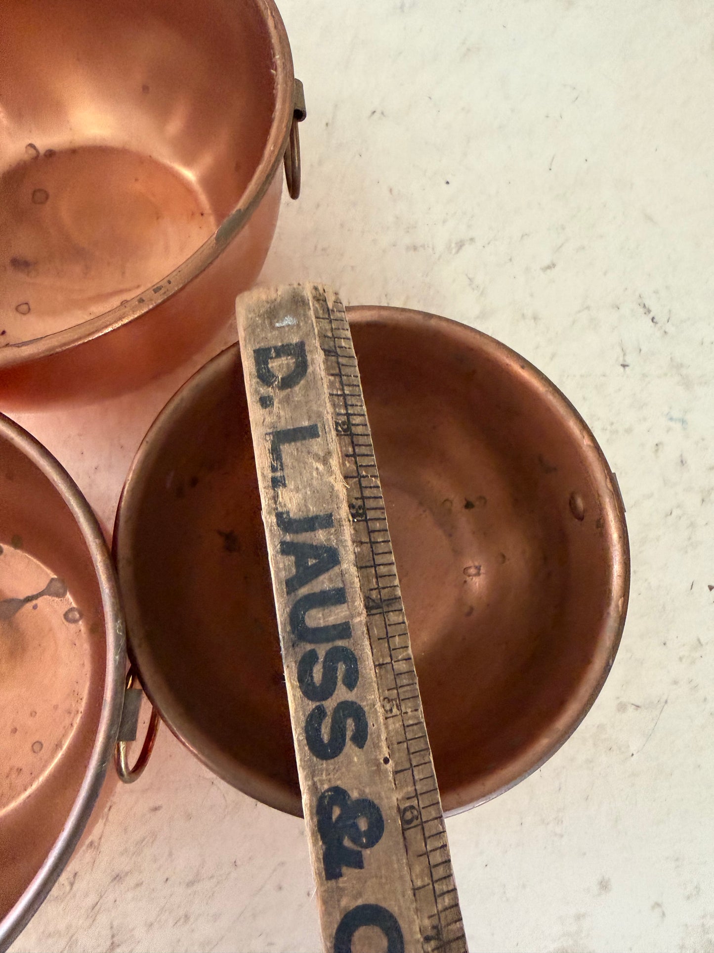 Copper Mixing Bowl Set (not sure if they are plated or solid)