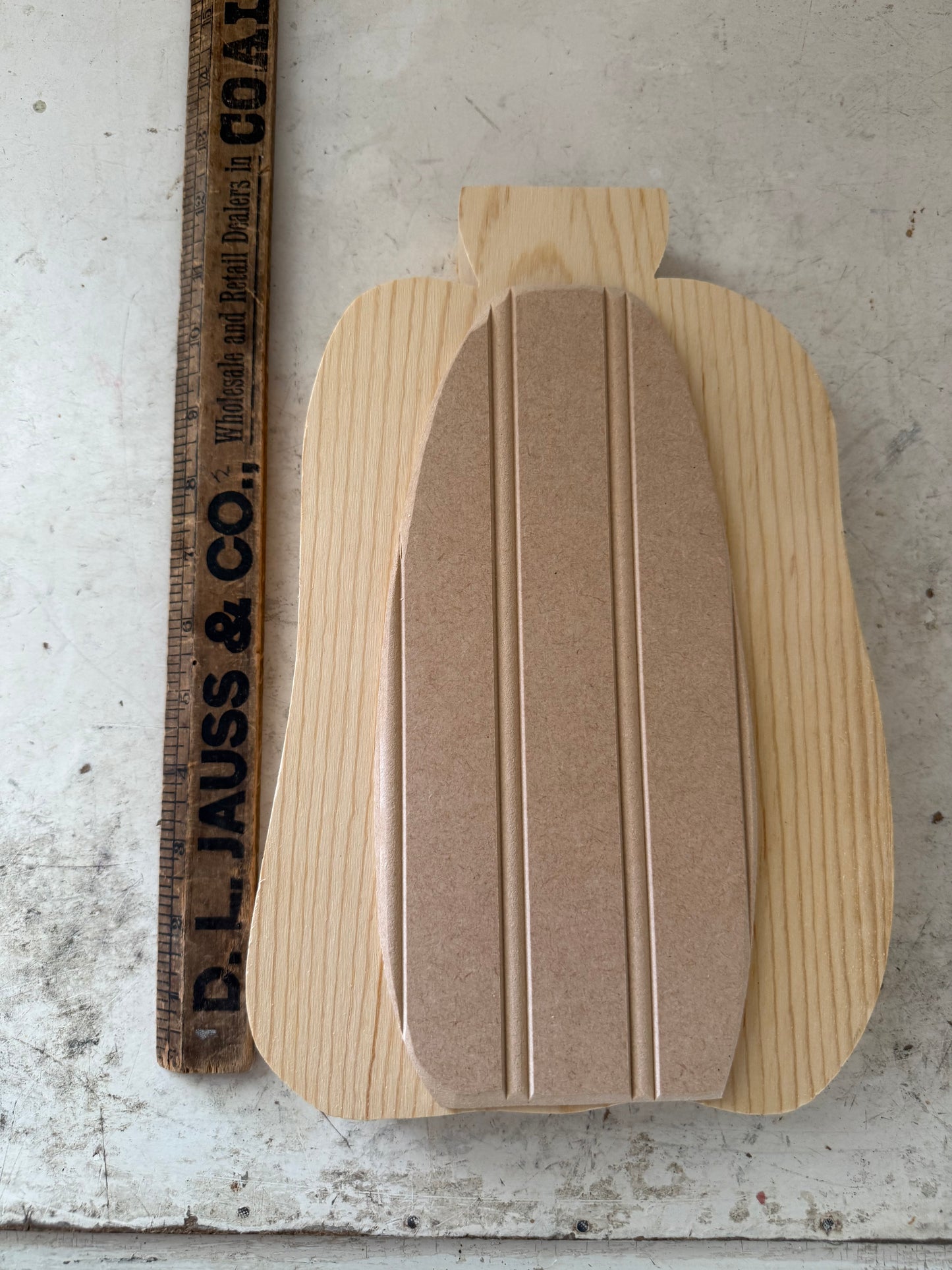 Unfinished pumpkin craft