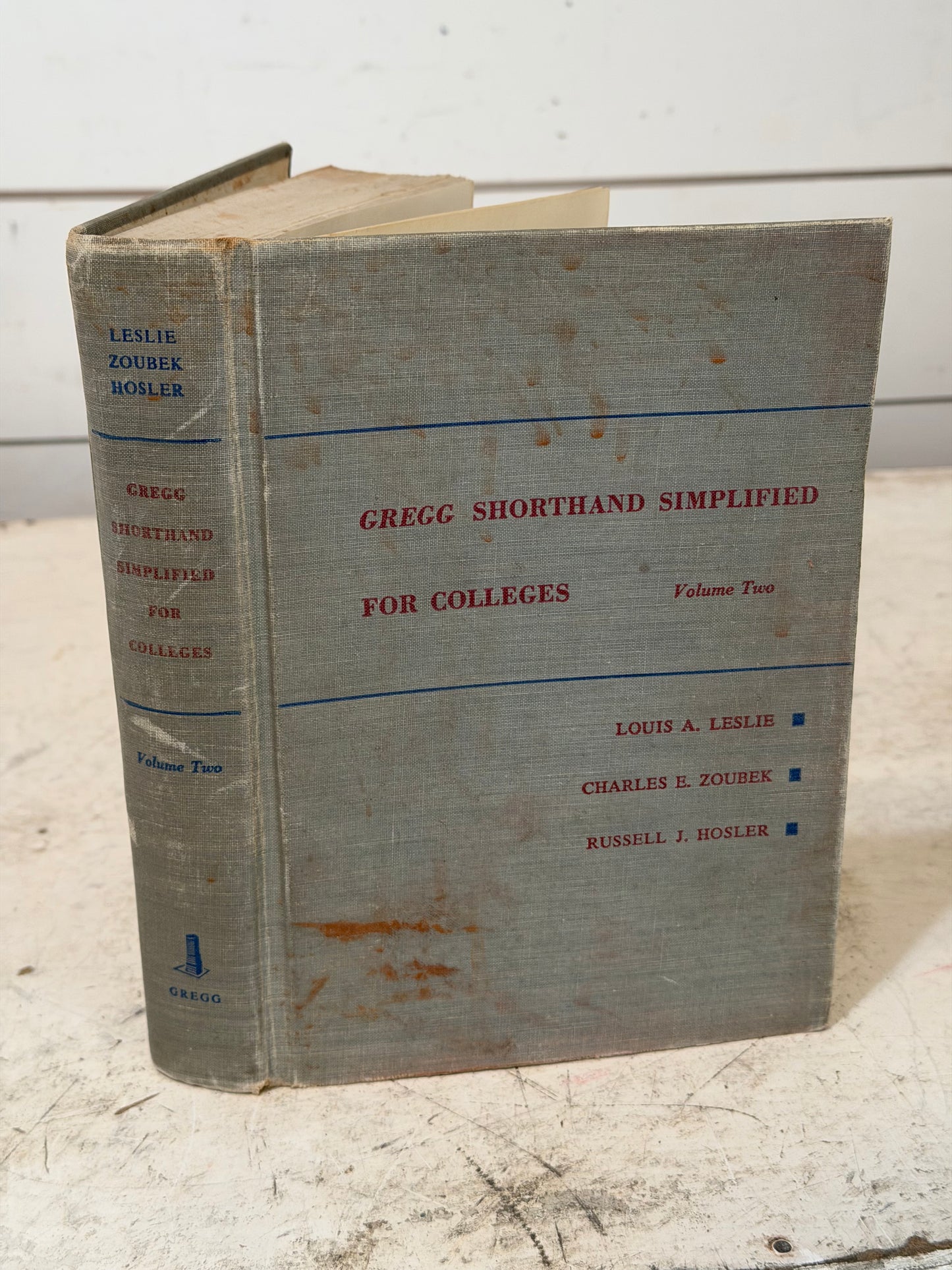 Gregg Shorthand Simplified for Colleges, Volume Two - Book