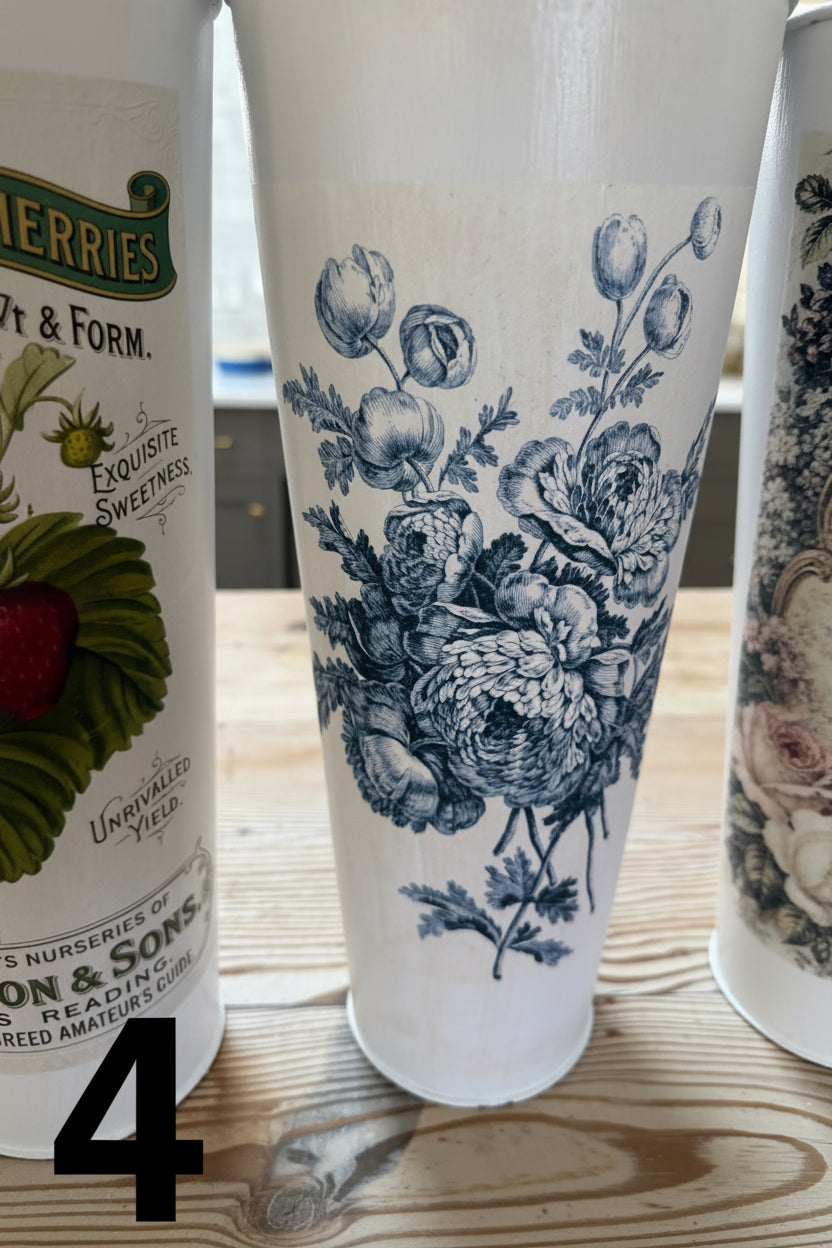 Zeb’s French Flower buckets