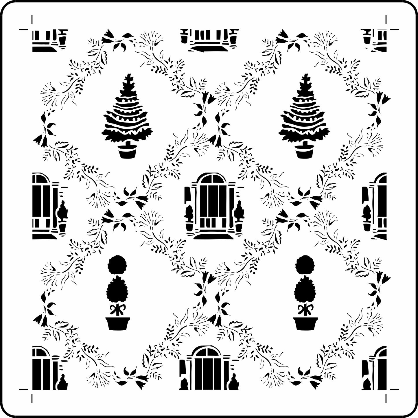 Christmas Wallpaper | JRV Stencils