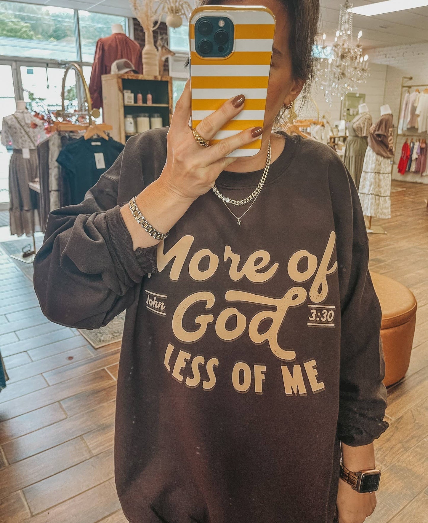 More Of God Crew Neck Sweatshirt | Trending