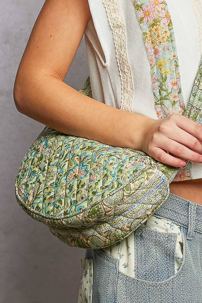 Essential Lightweight Quilted Floral Bag