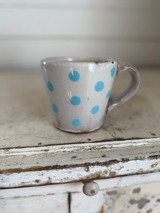 Polka Dot Pottery Studio Mug