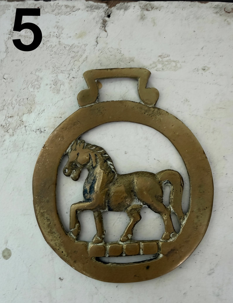 Vintage English horse brass sold individually