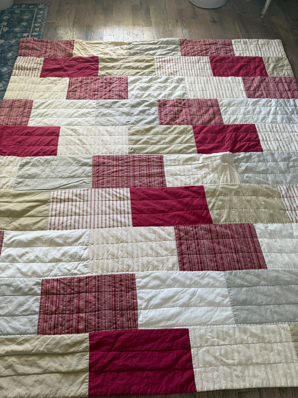Queen Woolrich Quilt as is