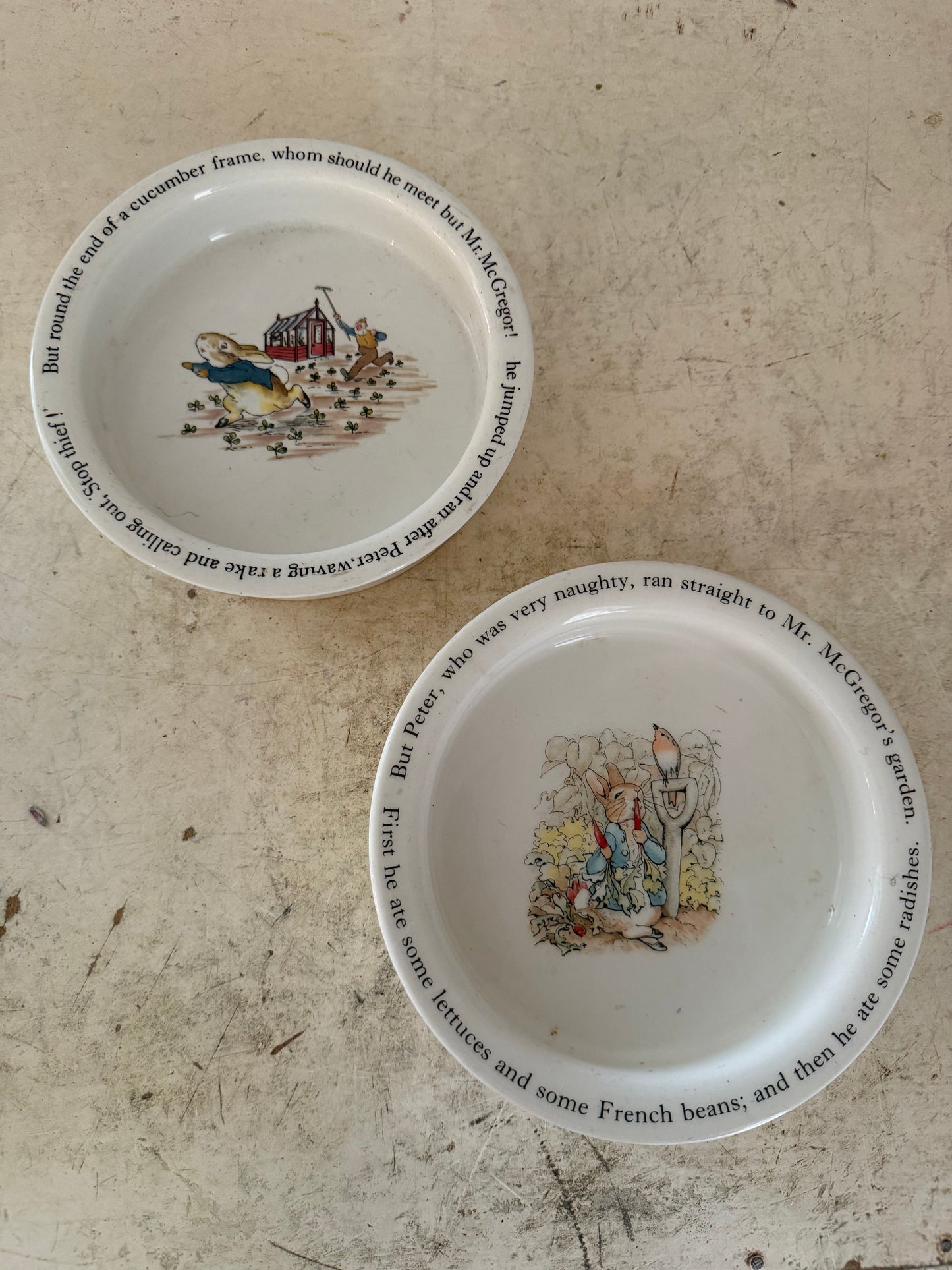 Wedgwood Peter Rabbit porringer/child's bowl Sold individually