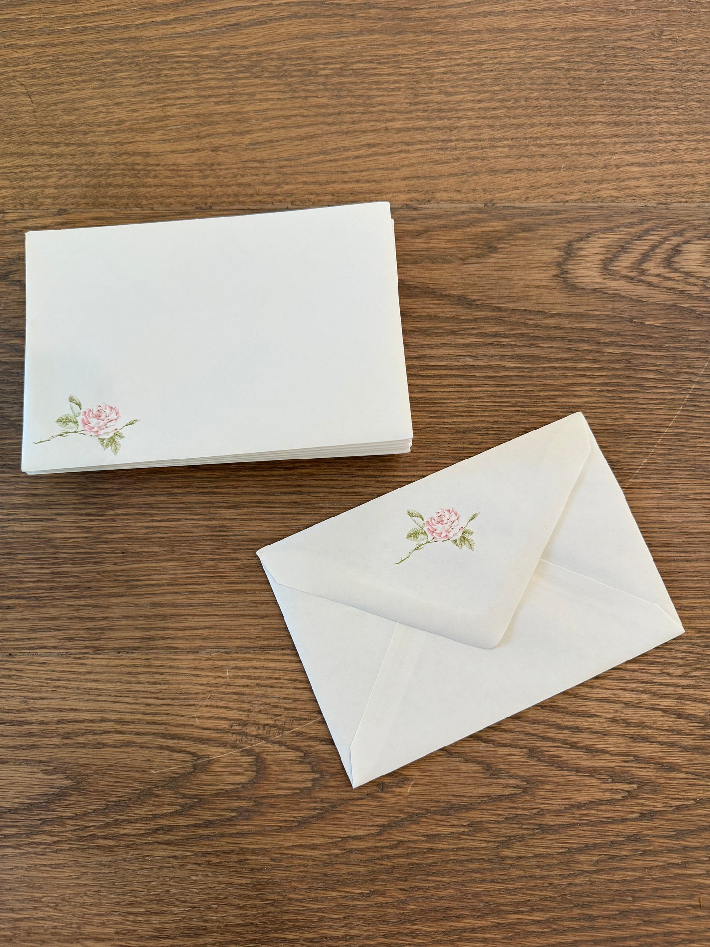 Vintage Rose Envelopes set of 16