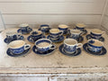Vintage Blue Willow Cup & Saucer sets Sold Individually Picked at Random