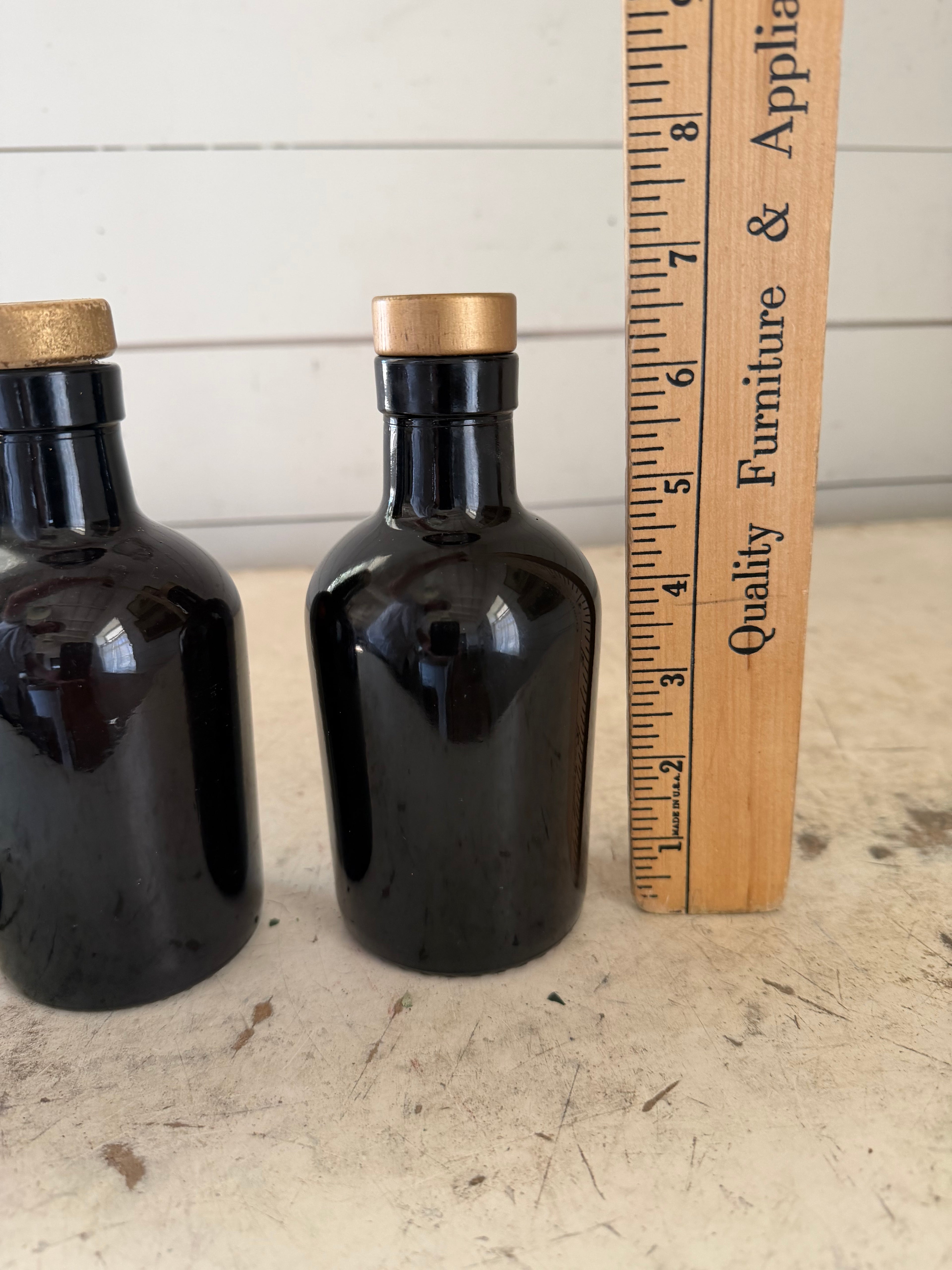 Amber Bottle with stopper sold individually