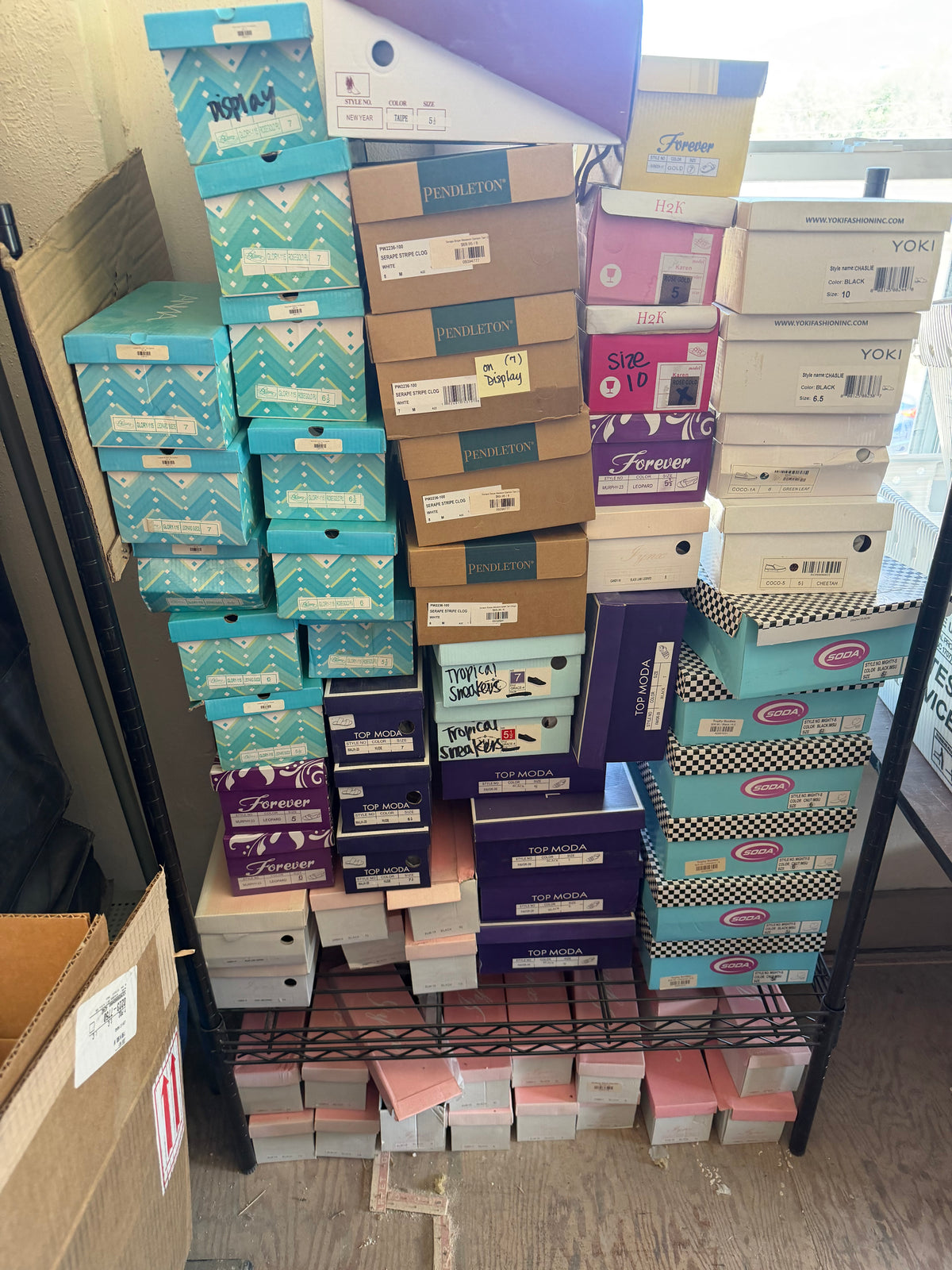 Shoe Mystery Box size 6.5 - 5 pairs