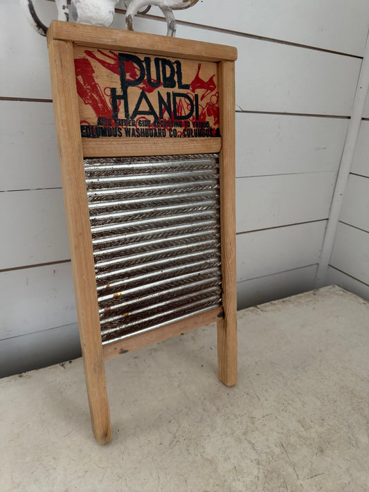 Vintage Dubl Handi Washboard