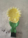Ceramic sunflower spoon rest