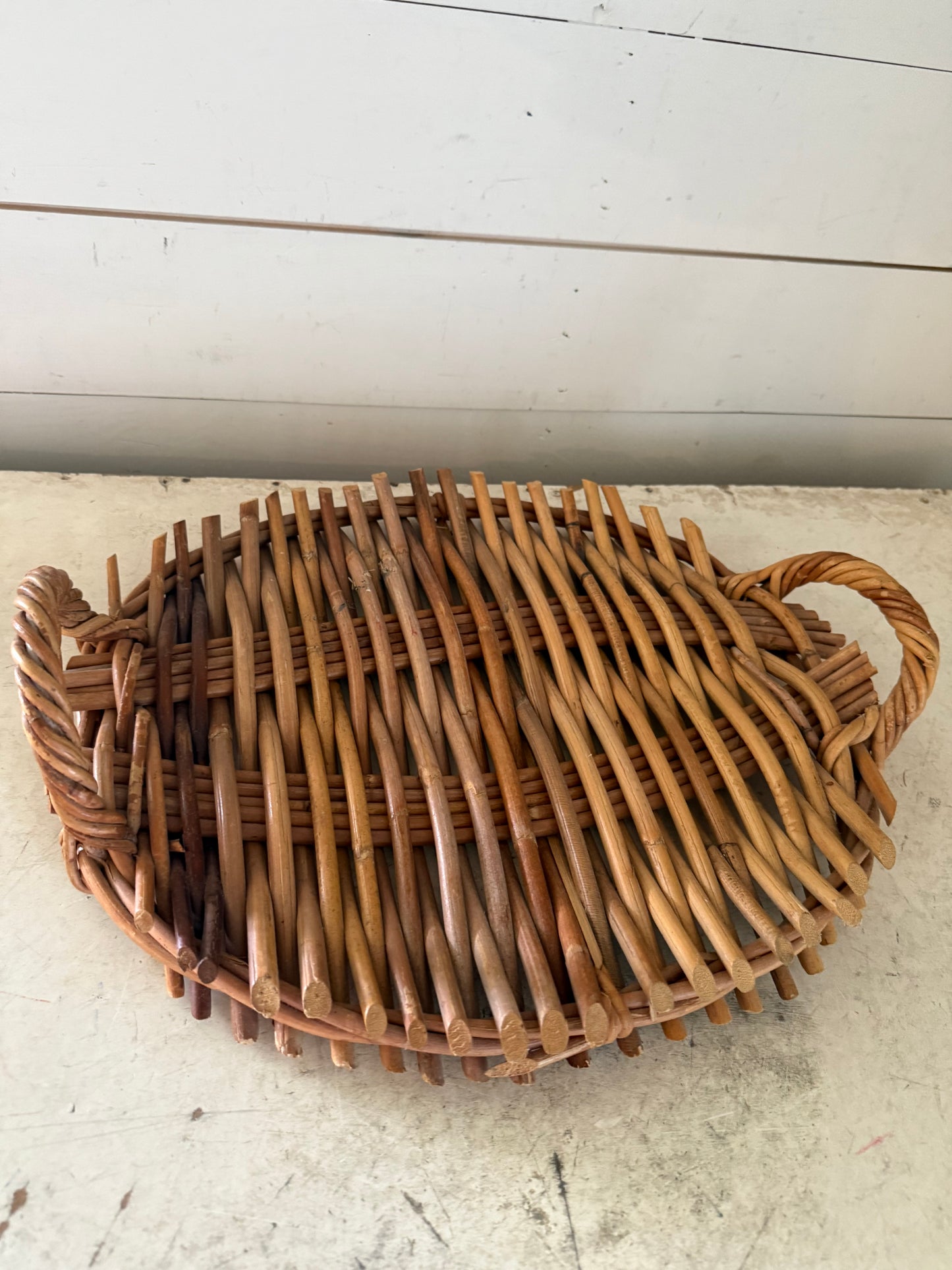 Farmhouse basket will get Wreath made for it