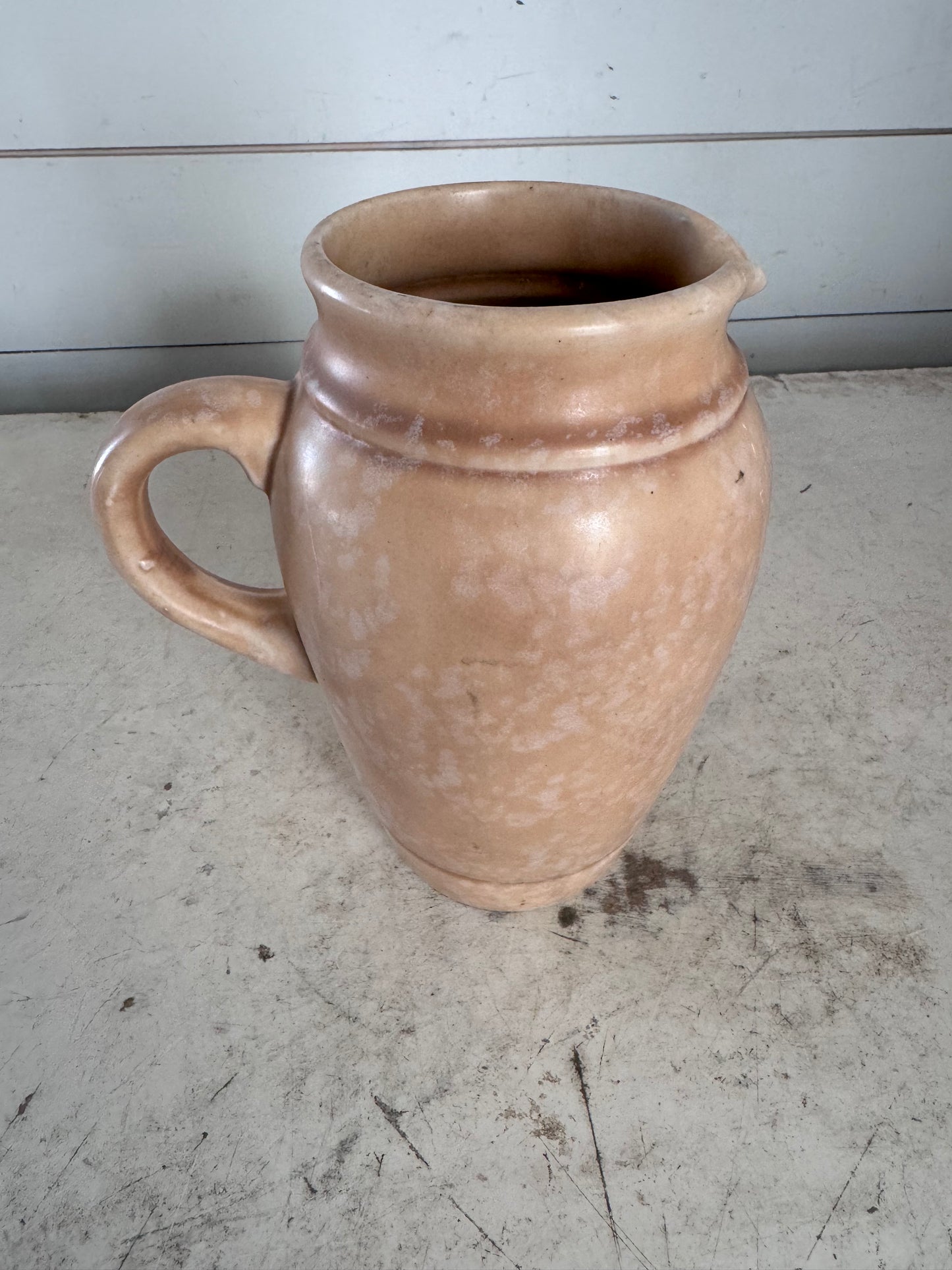 Brown Stoneware Pitcher Kensington England