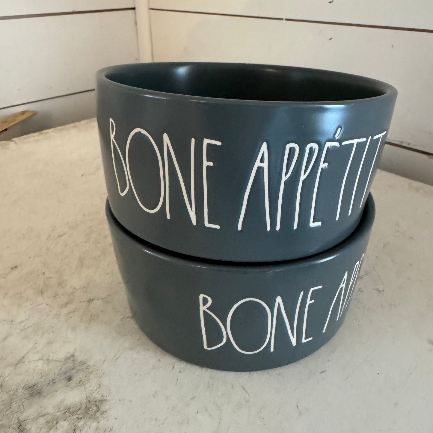 Rae Dunn Bon Appetit Pet Dish - sold individually