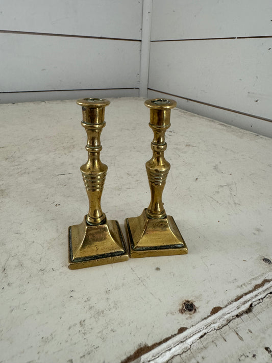 Set of English Mini Candlesticks