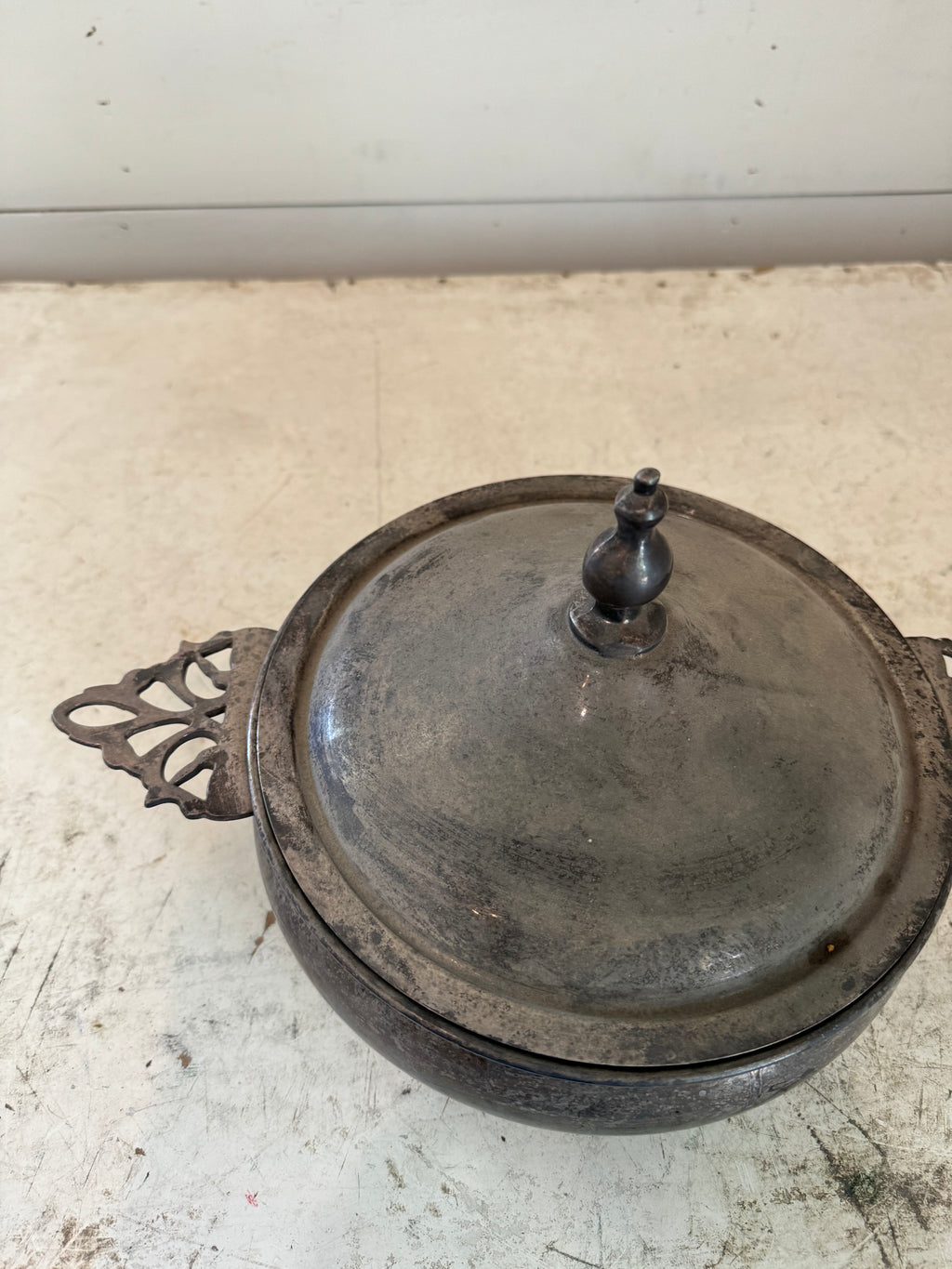 Silverplate Server with Lid