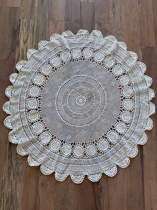 Large Crochet Table doily