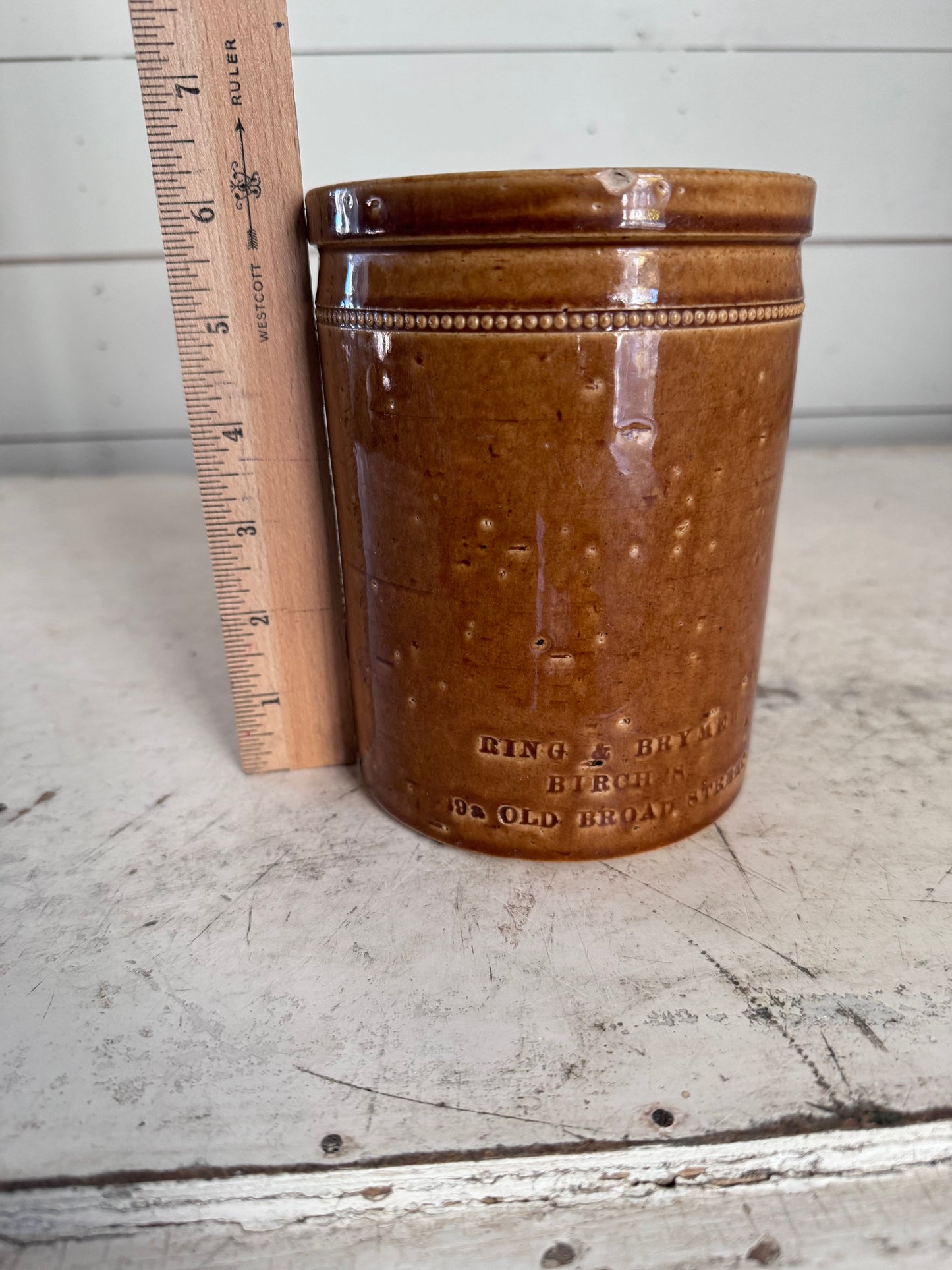 Bring and Brunel Birch Earthenware Crock