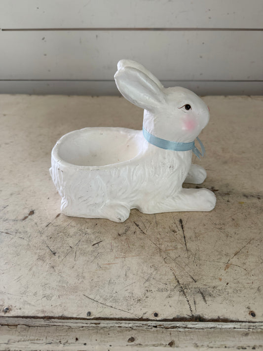 Vintage Ceramic Easter Bunny Planter