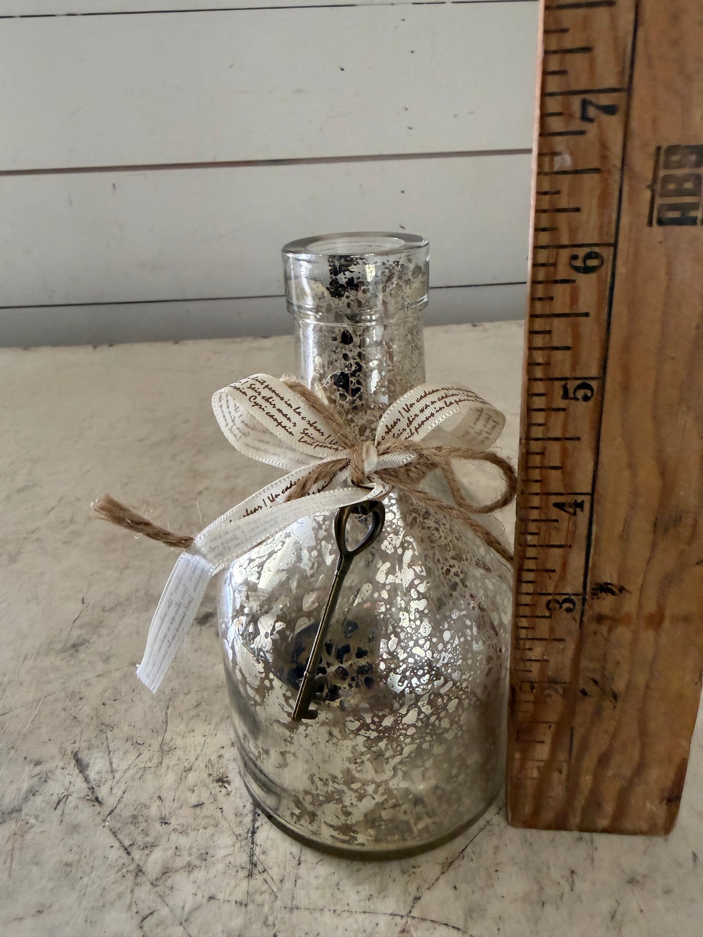 Mercury glass vase