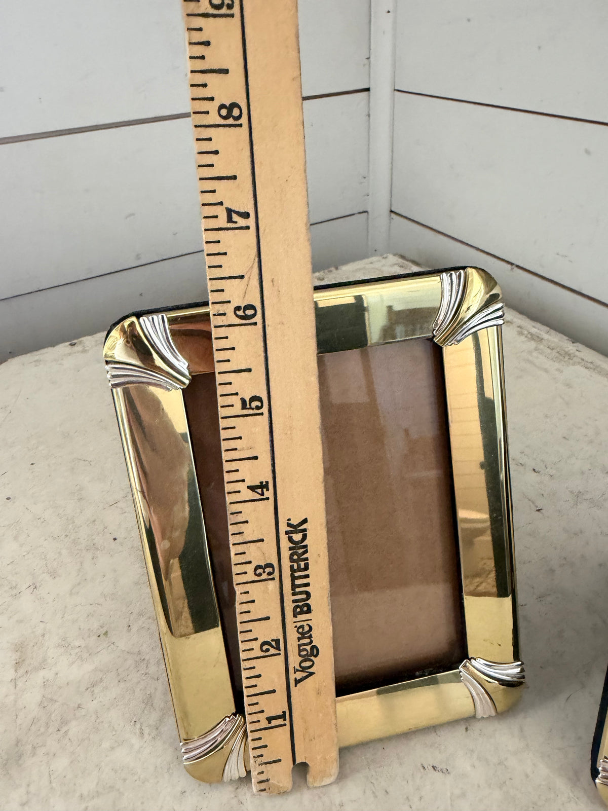 Small brass frame will get art sold individually