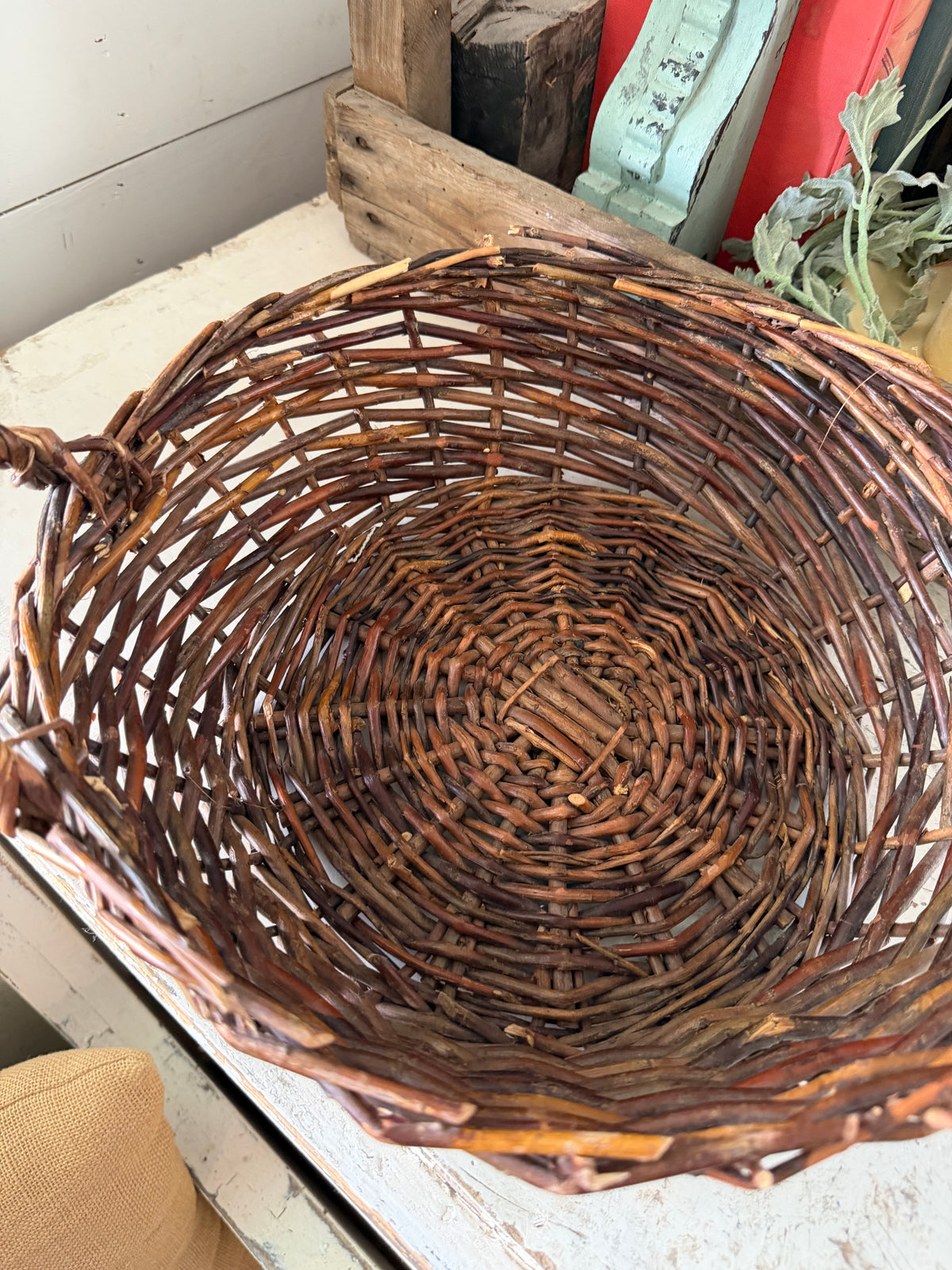 Willow Basket with handles