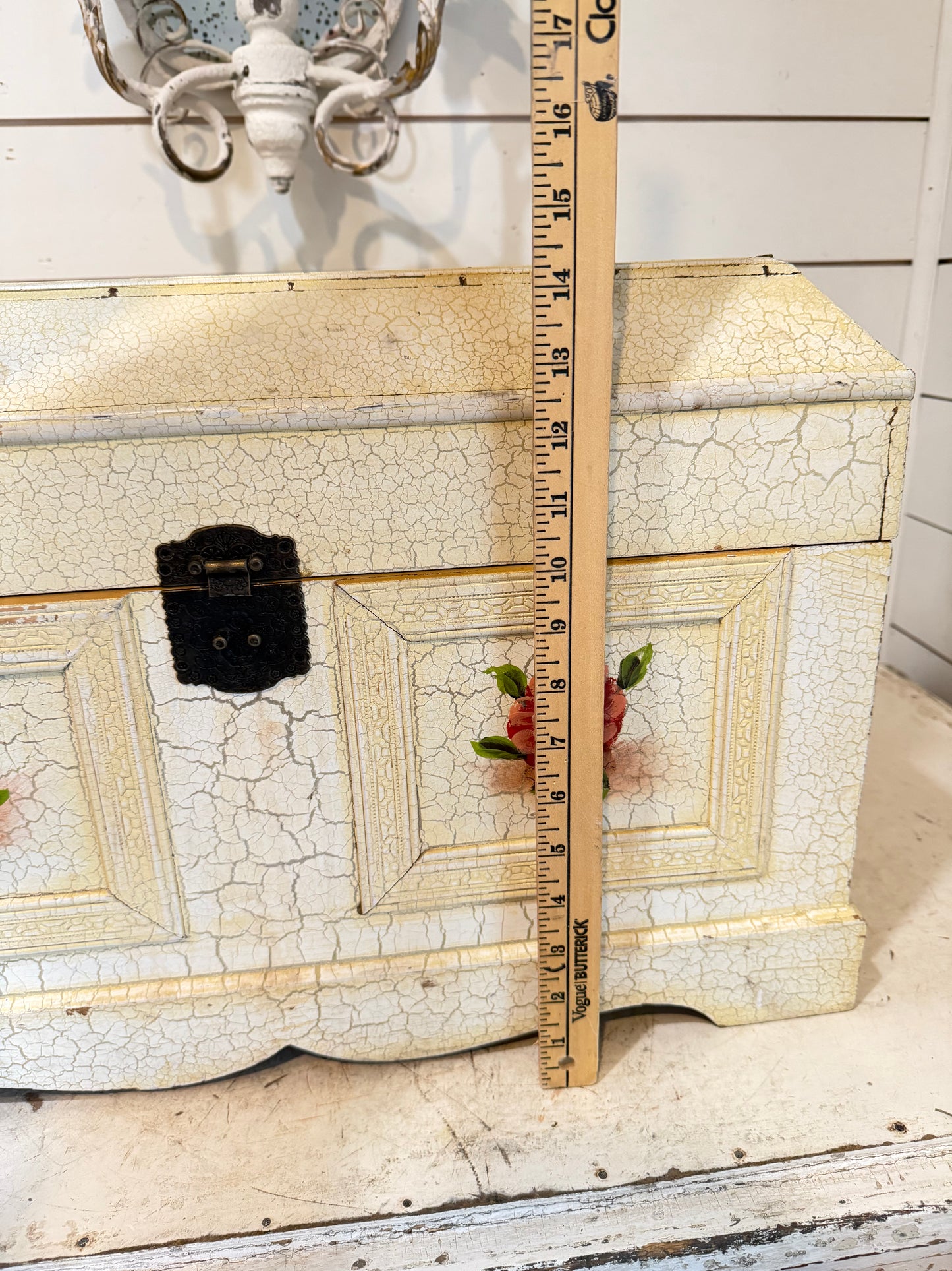 Hand painted trunk will get makeover