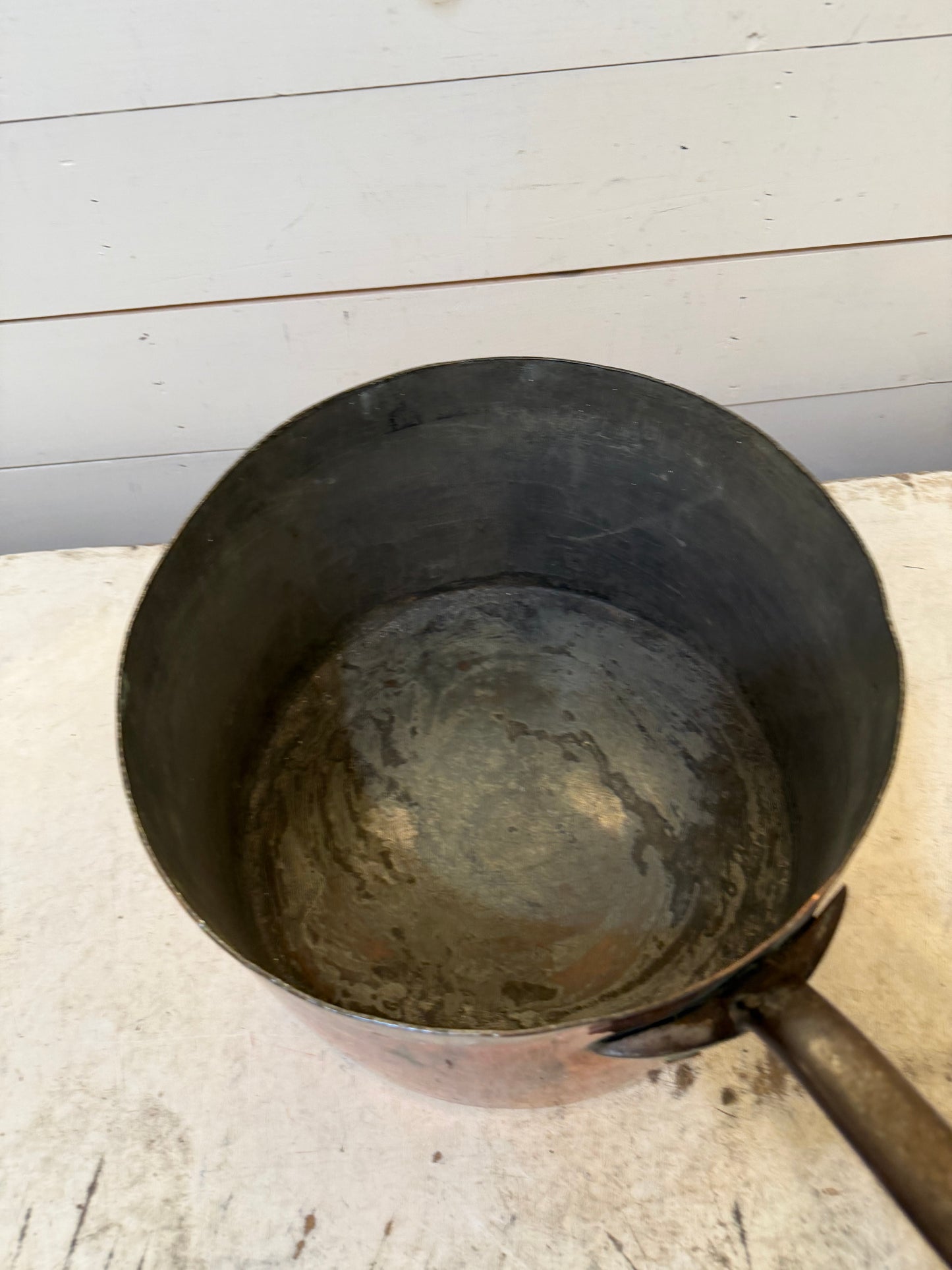 1800’s Forged handle Large English Copper Pot