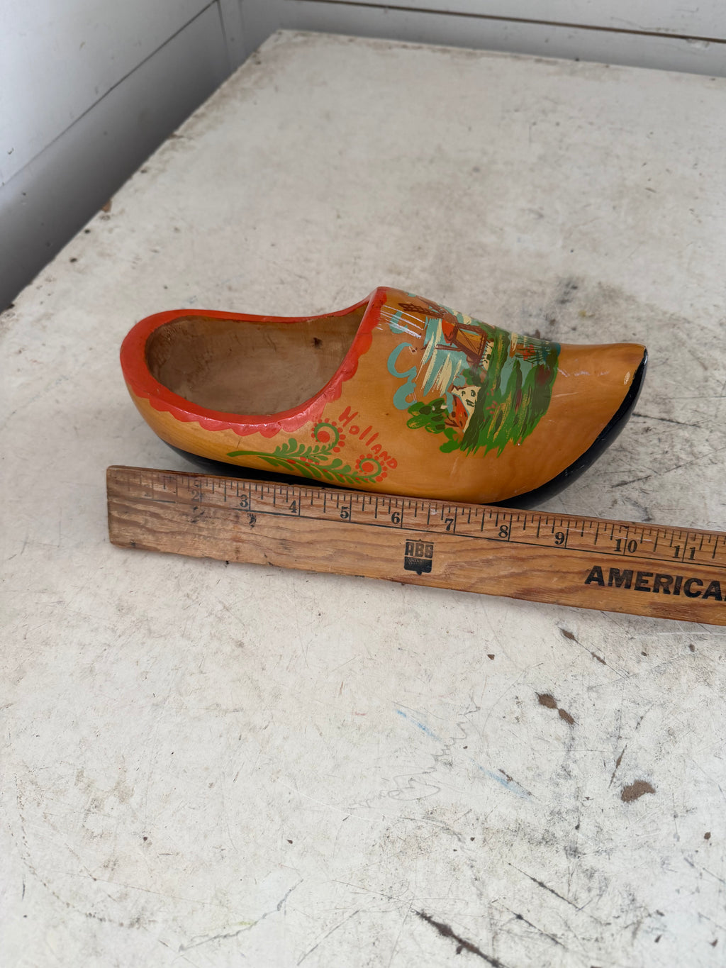 Dutch hand painted clog