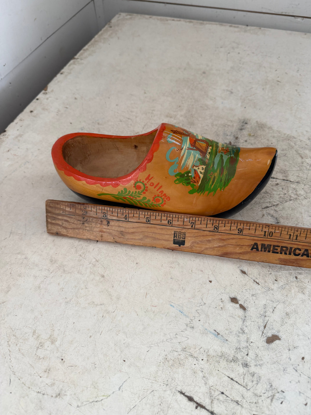 Dutch hand painted clog