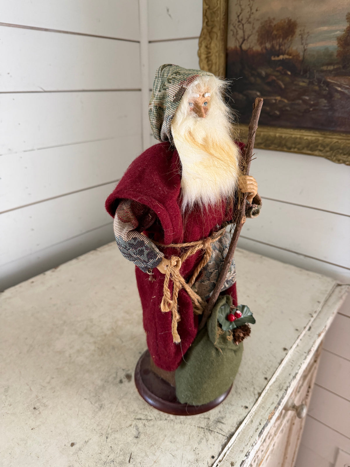 Old world style Santa Claus figurine