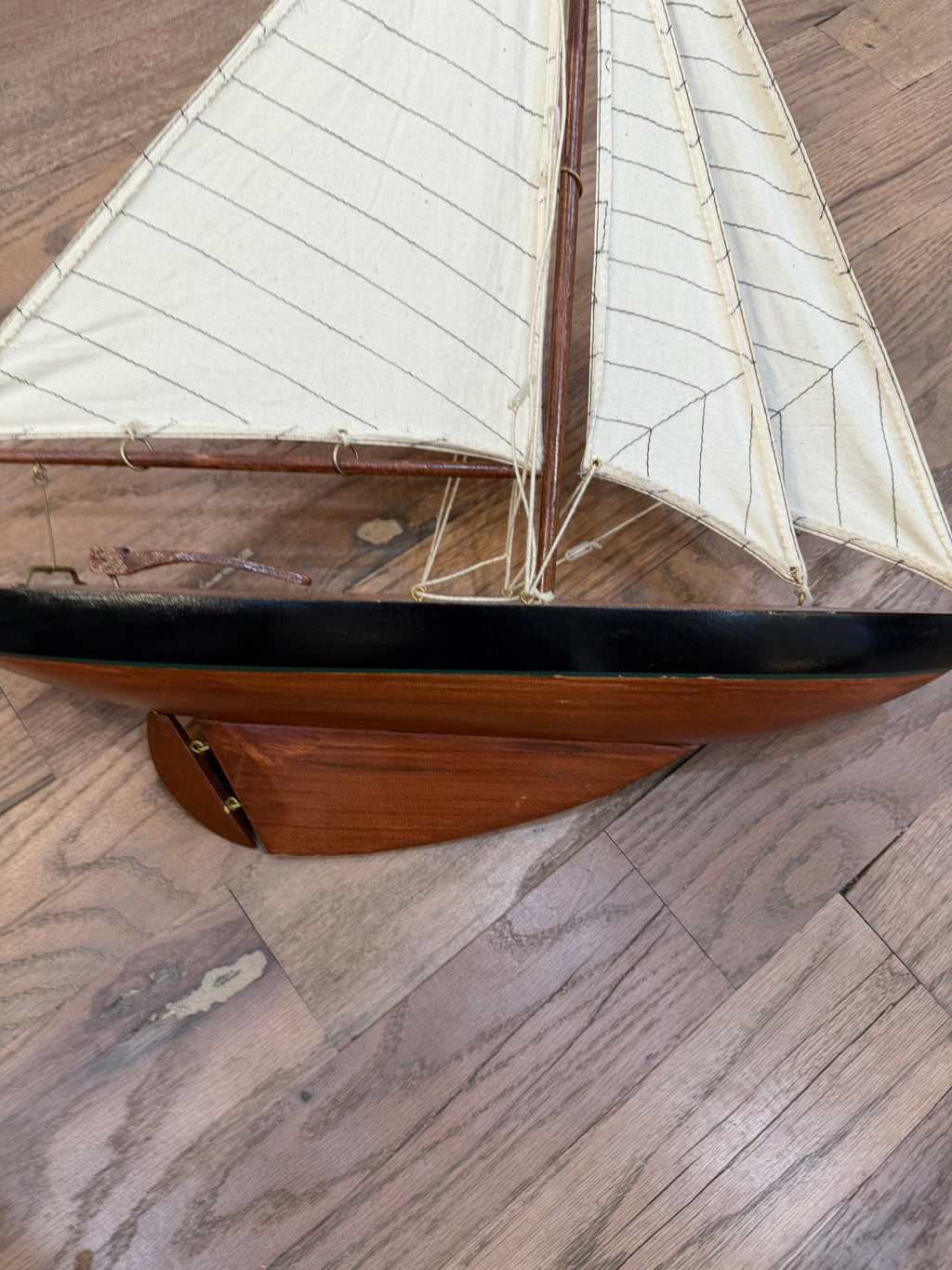 Handmade sailboat