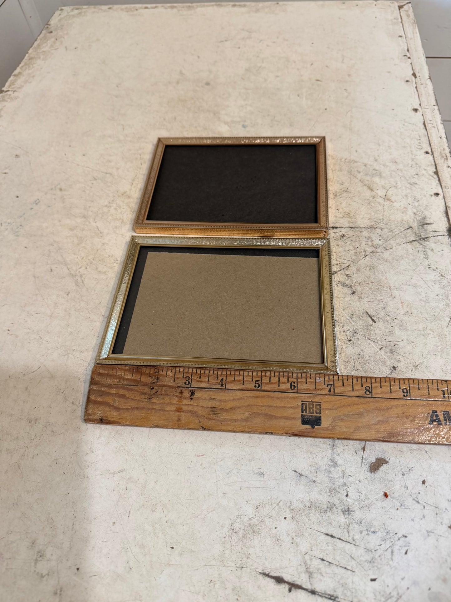 Set of Vintage 7” Brass Frames - Will Get Prints