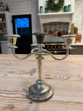 3-Arm Candelabra Lanthe  Silver-Plated Candle Holder