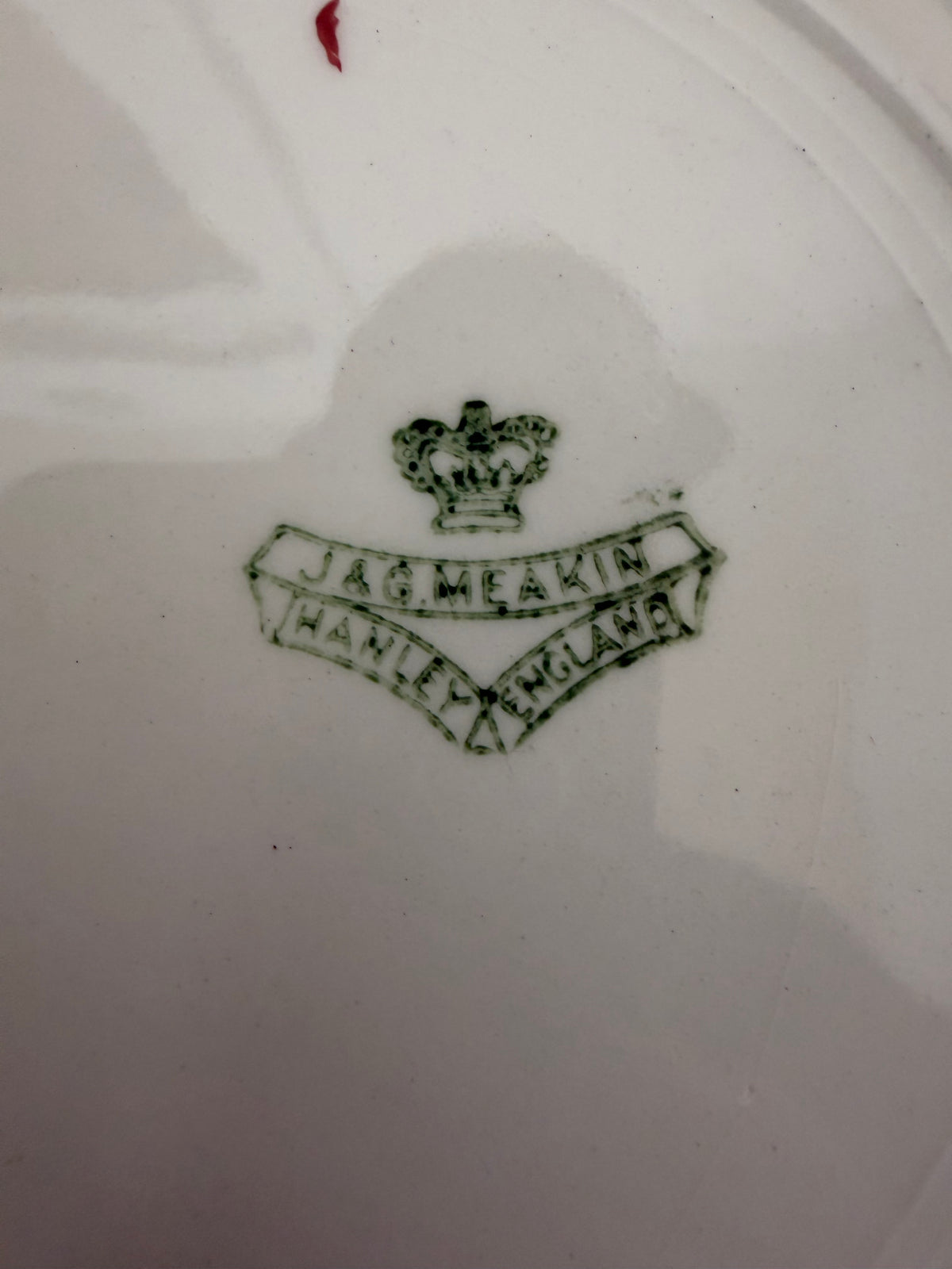 J&G Meakin Rose Pattern Bone China 8” plate - SOLD INDIVIDUALLY
