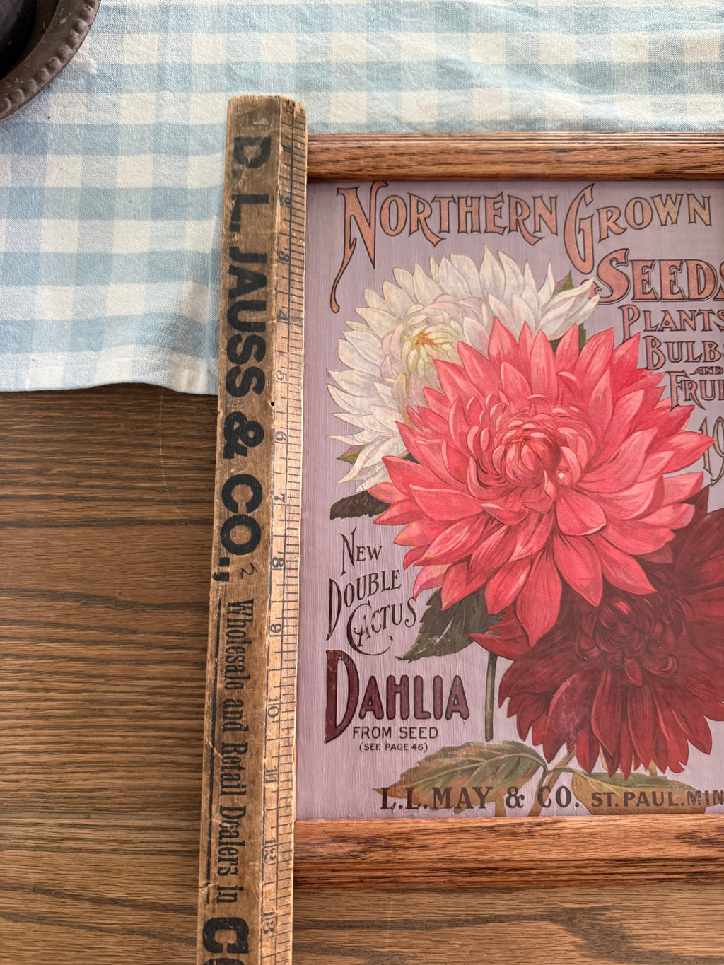 Floral framed art