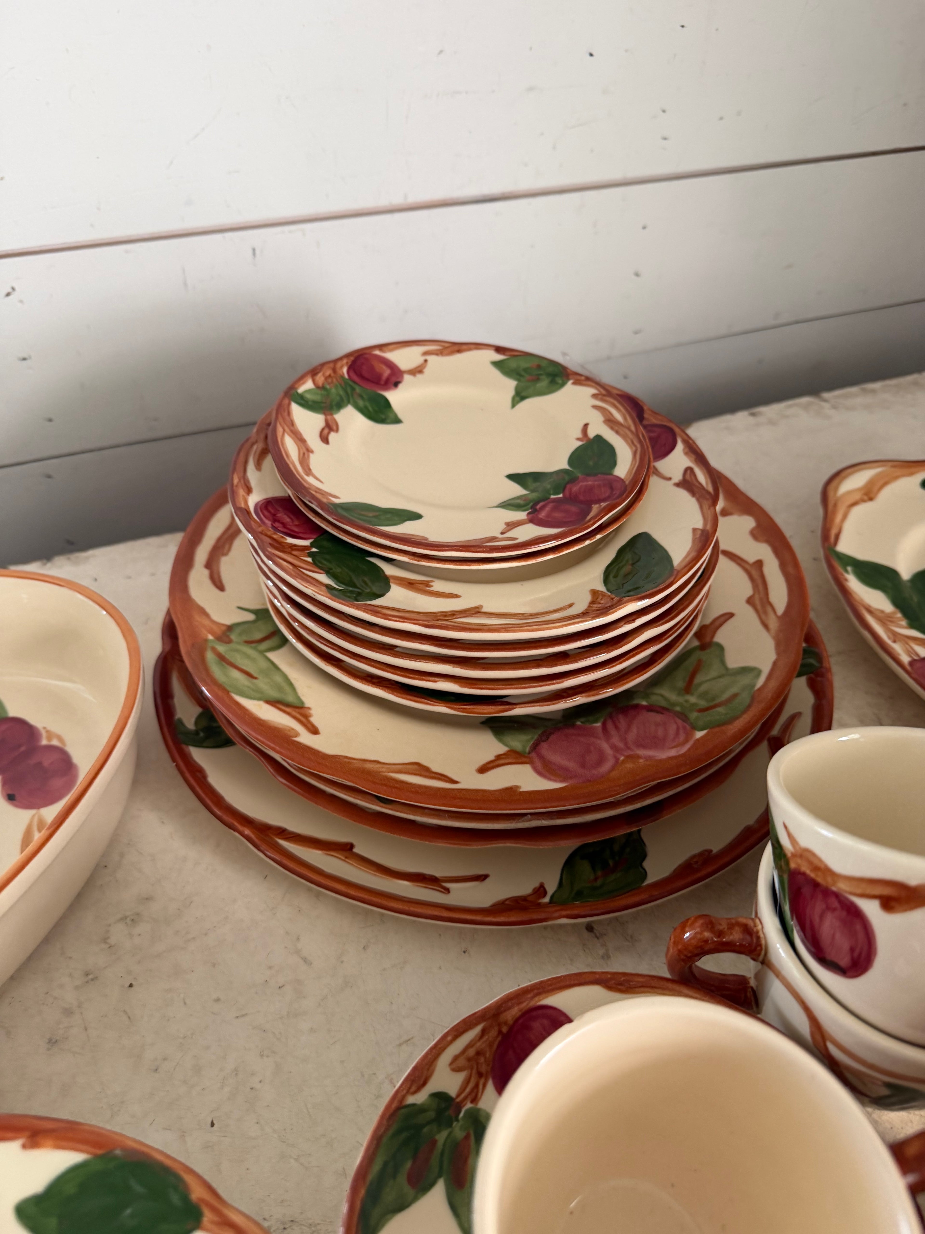 Franciscan Apple pattern Dishes sold individually