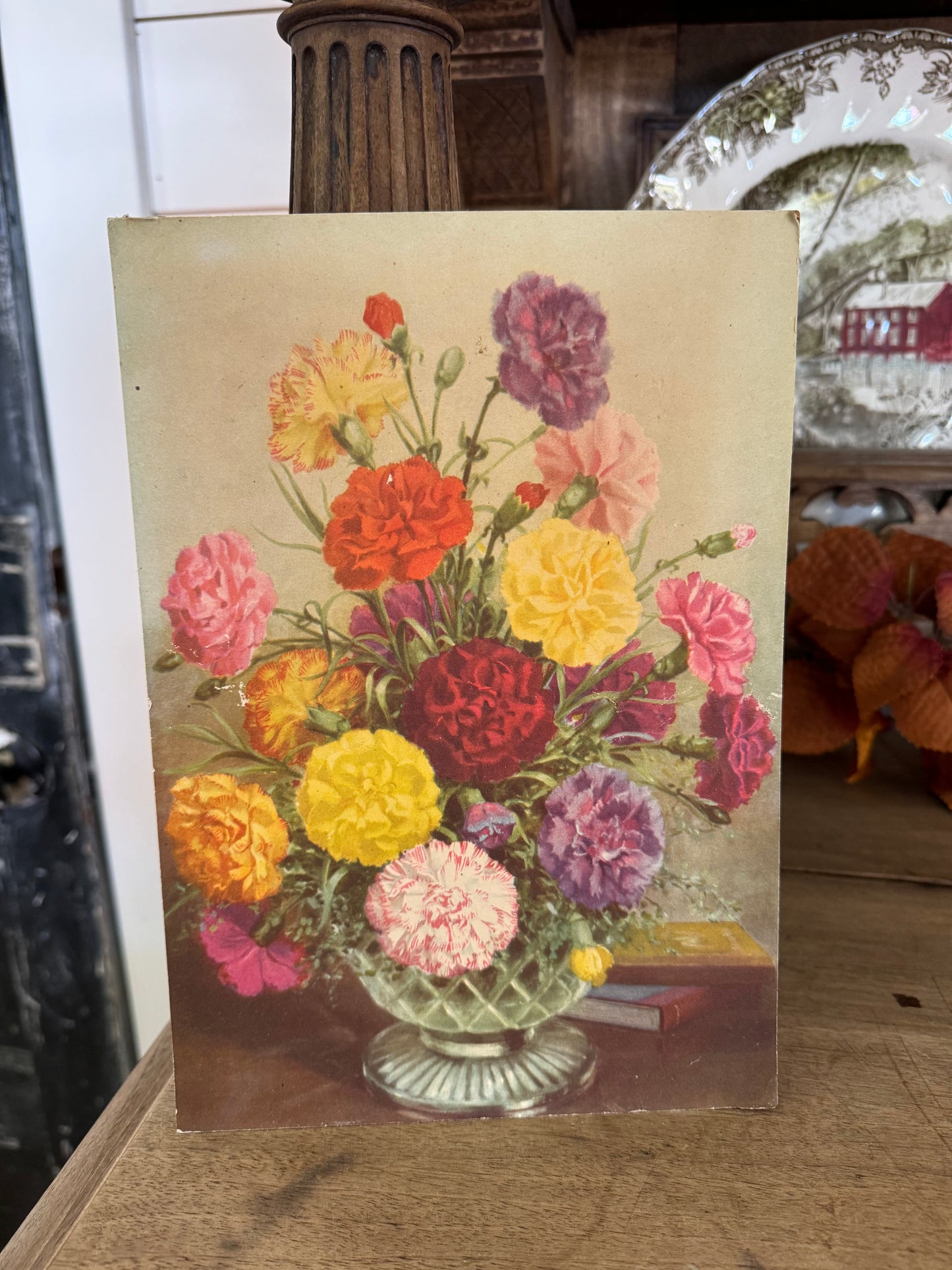 Vintage 1800’s print of flowers